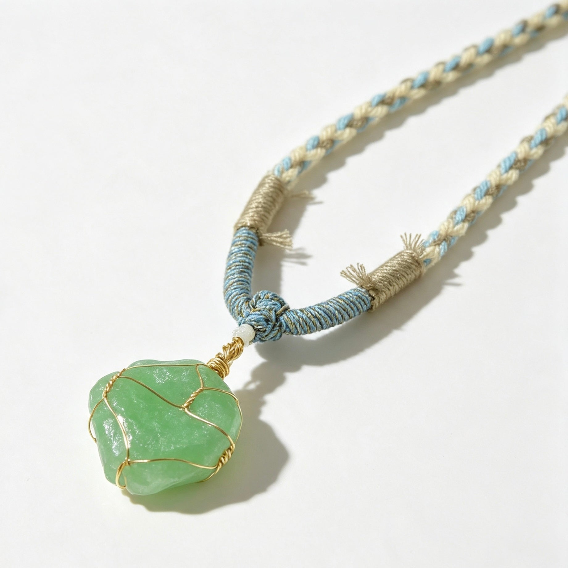 Boho Crystal Pendant Necklace