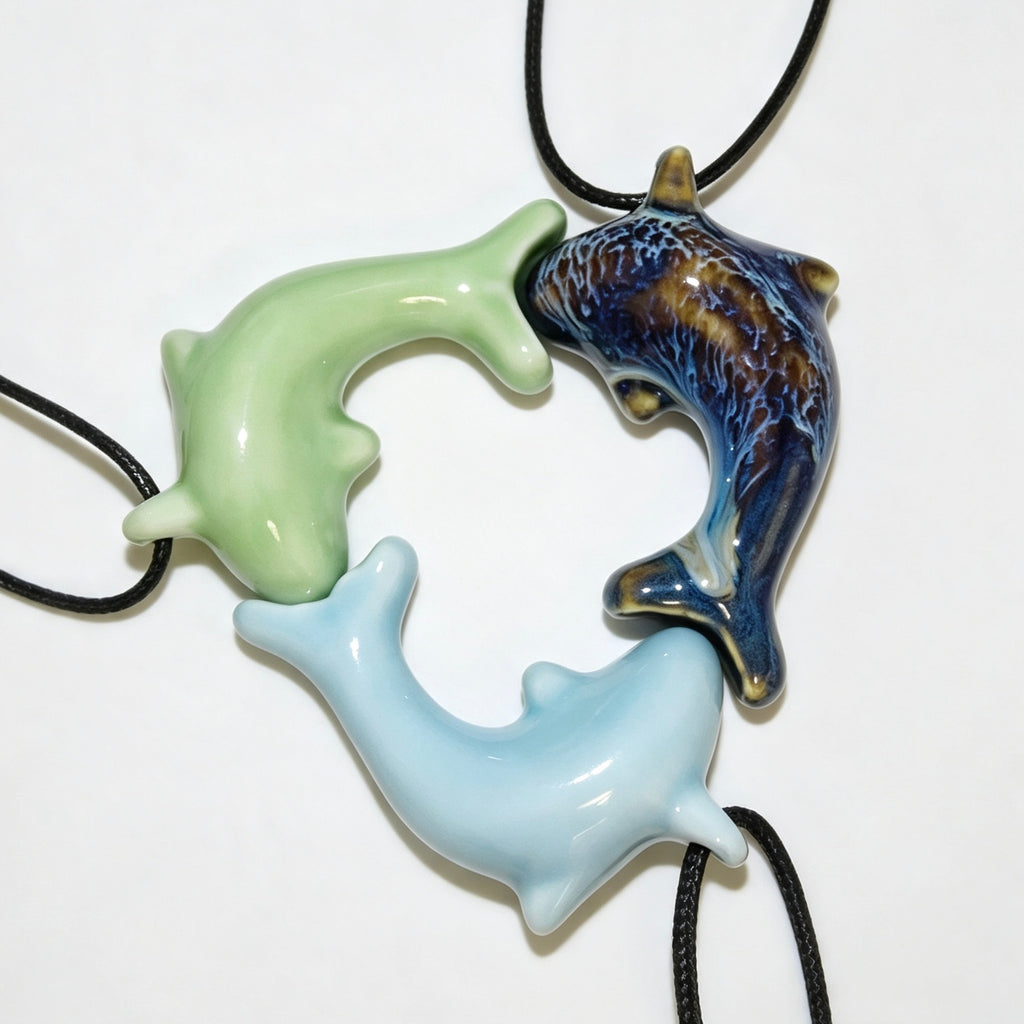 Deep Tide - Dolphin Whistle Pendant Necklace