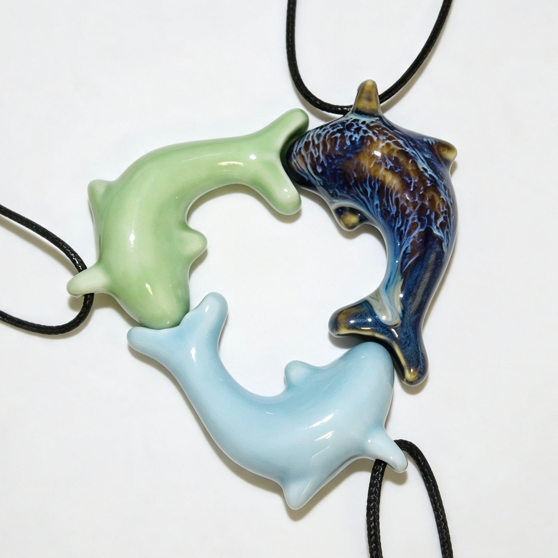 Ocean Mist - Dolphin Whistle Pendant Necklace